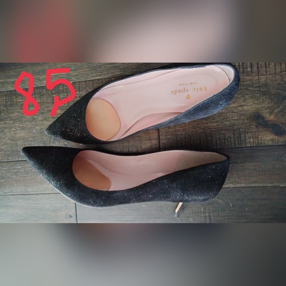 Kate Spade Black Heels Elegant Design